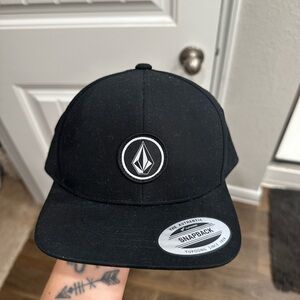 Volcom Kids Black Snapback Cap